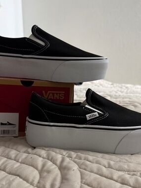New slip on platform vans